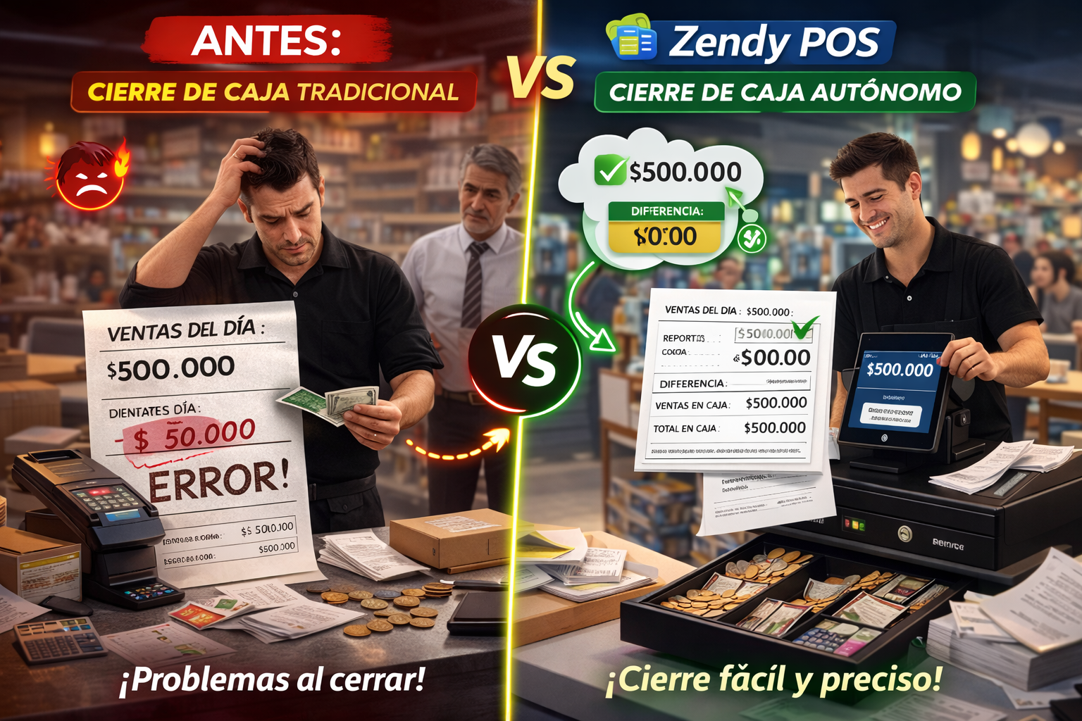 Cierre de caja autónomo